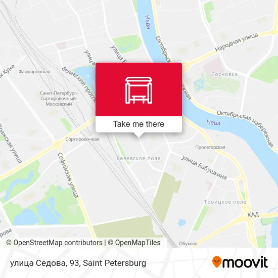 улица Седова, 93 map