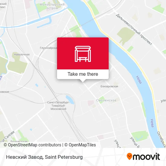 Невский Завод map