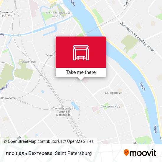 площадь Бехтерева map