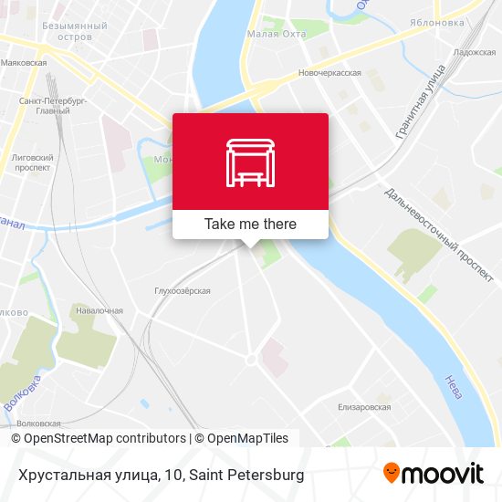 Хрустальная улица, 10 map