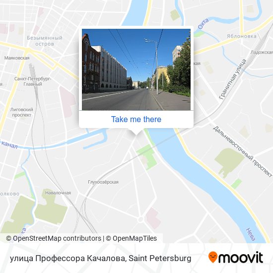 улица Профессора Качалова map