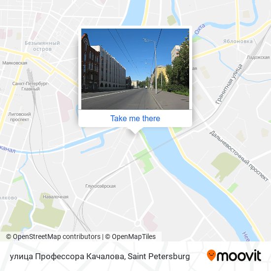 улица Профессора Качалова map