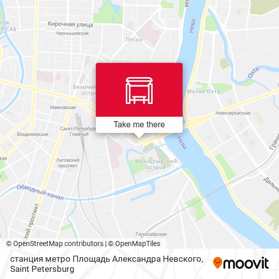 станция метро Площадь Александра Невского map