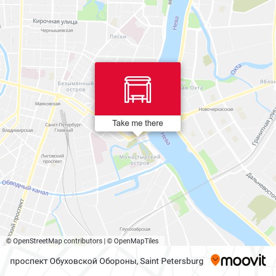 проспект Обуховской Обороны map