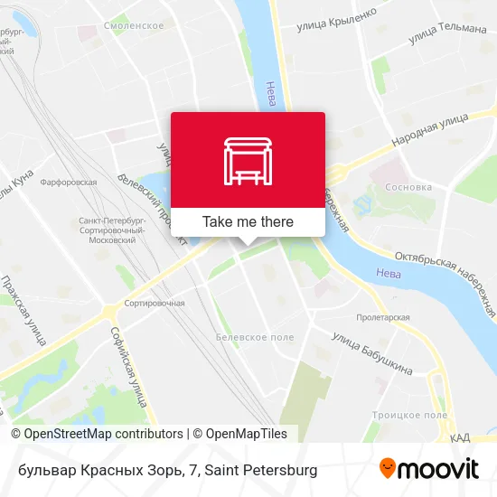 бульвар Красных Зорь, 7 map