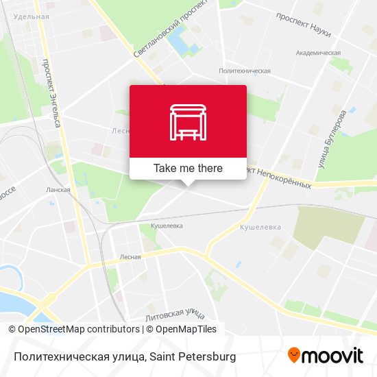 Политехническая улица map
