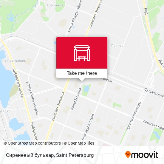 Сиреневый бульвар map