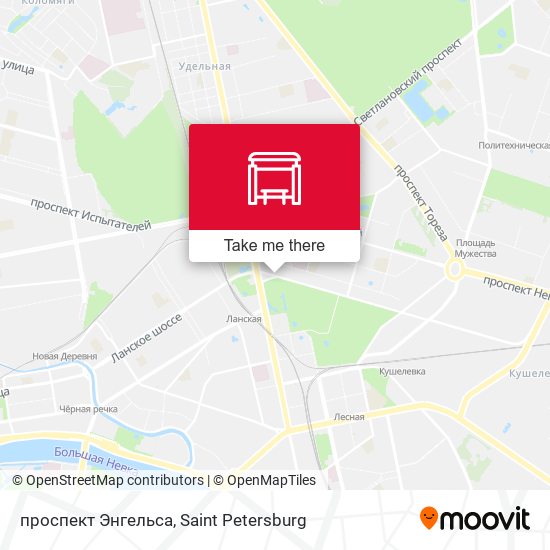 проспект Энгельса map