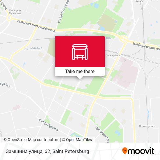 Замшина улица, 62 map