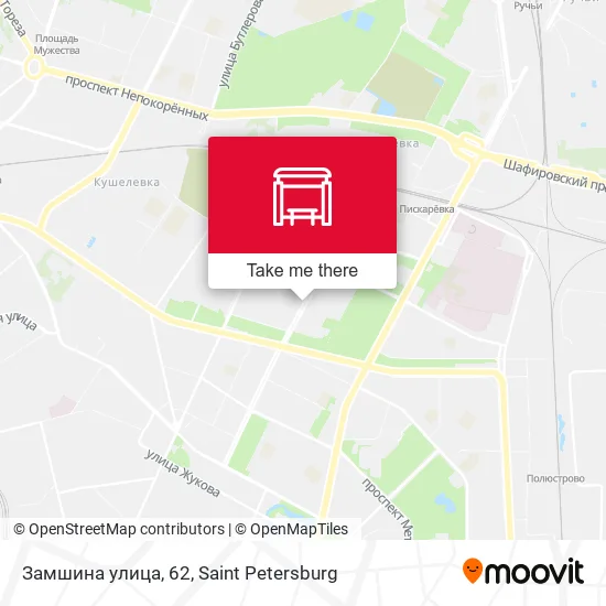 Замшина улица, 62 map