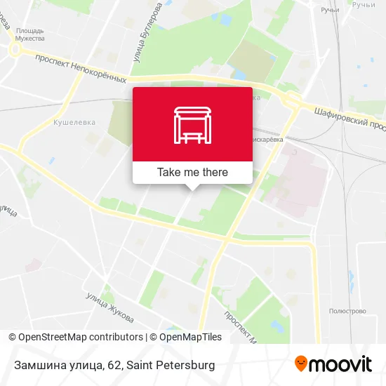 Замшина улица, 62 map
