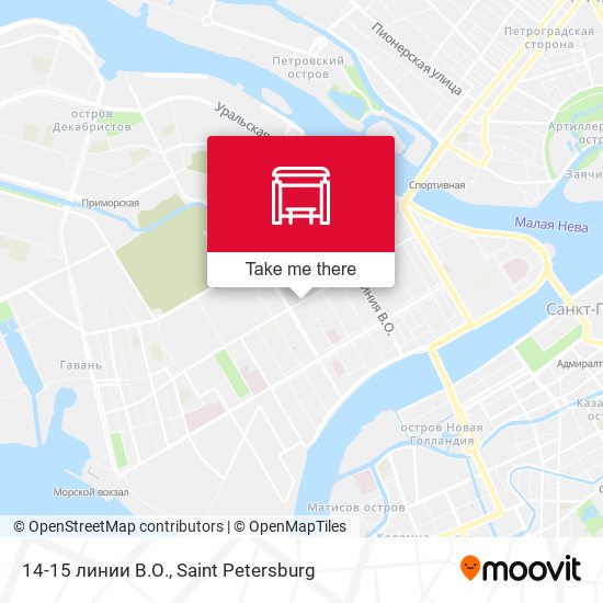 14-15 линии В.О. map