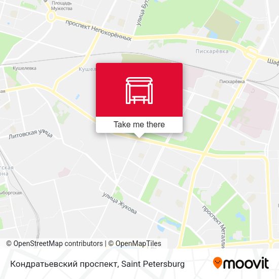 Кондратьевский проспект map