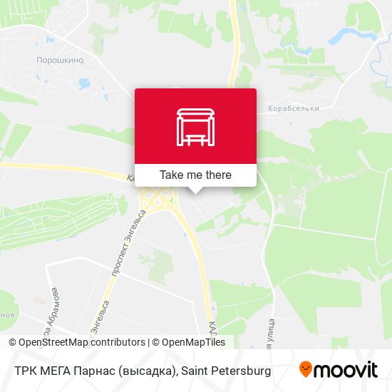 ТРК МЕГА Парнас (высадка) map