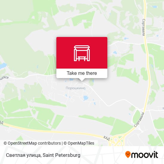 Светлая улица map