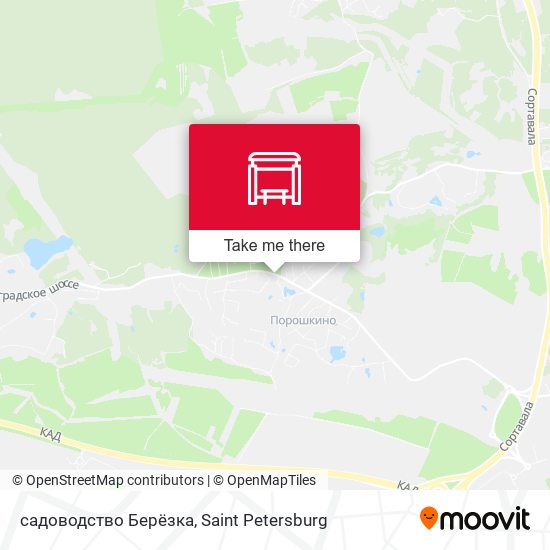 садоводство Берёзка map