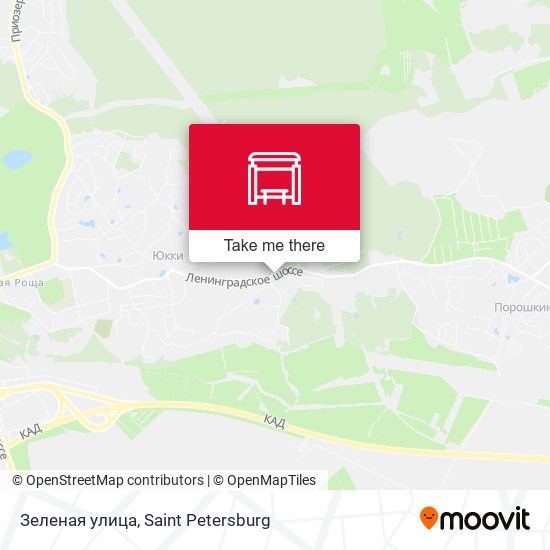 Зеленая улица map