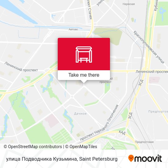улица Подводника Кузьмина map