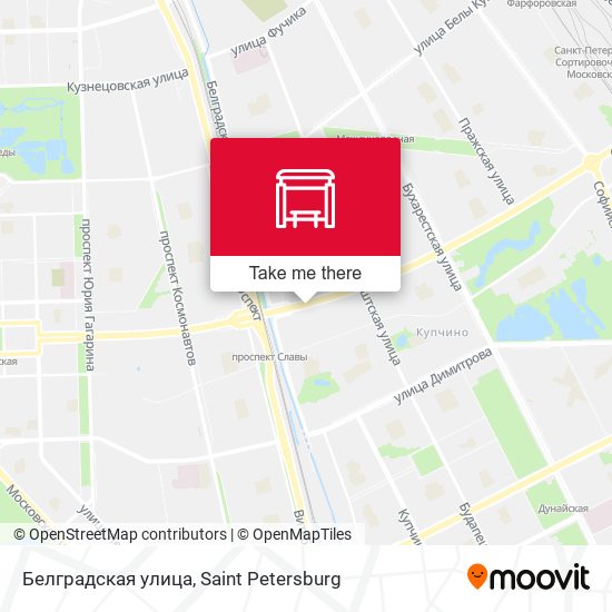 Белградская улица map
