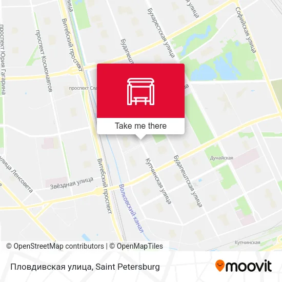 Пловдивская улица map