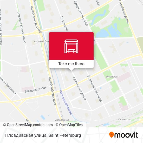 Пловдивская улица map