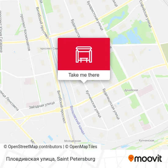 Пловдивская улица map