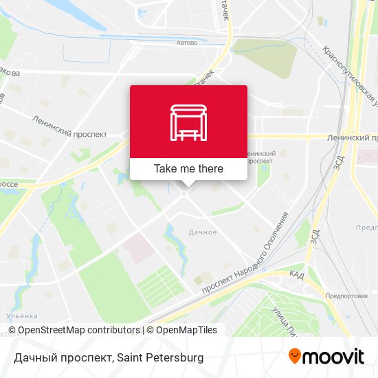 Дачный проспект map