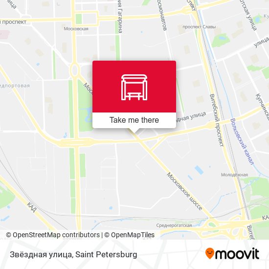 Звёздная улица map