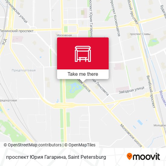 проспект Юрия Гагарина map