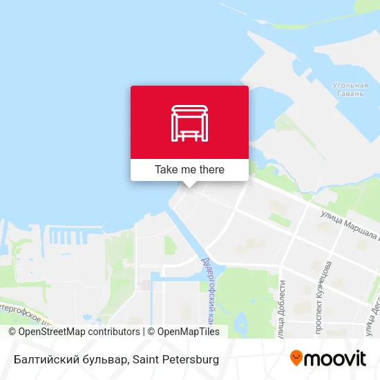 Балтийский бульвар map