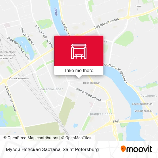 Музей Невская Застава map