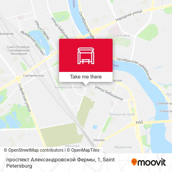 проспект Александровской Фермы, 1 map