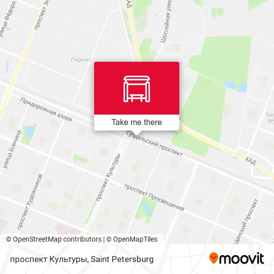 проспект Культуры map