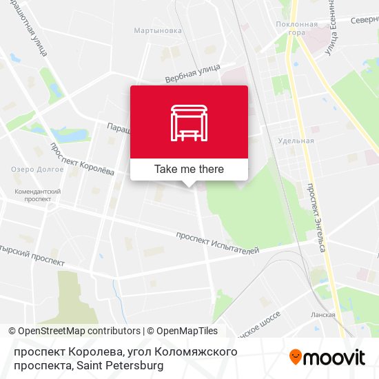 проспект Королева, угол Коломяжского проспекта map