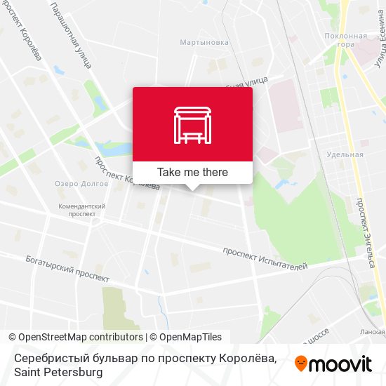 Серебристый бульвар по проспекту Королёва map
