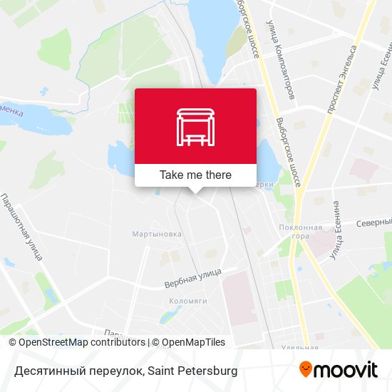Десятинный переулок map