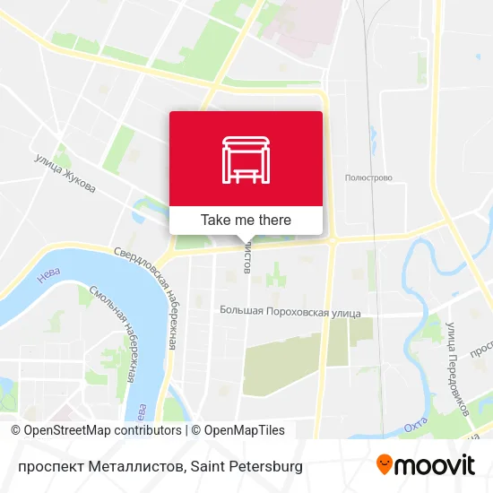 проспект Металлистов map