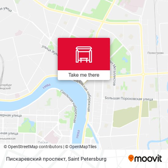 Пискаревский проспект map