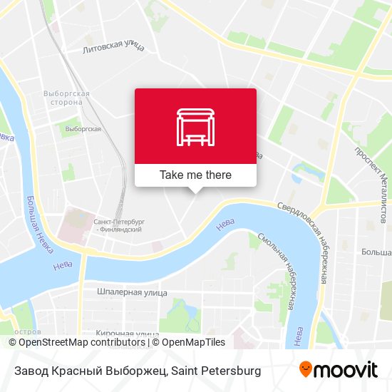 Завод Красный Выборжец map