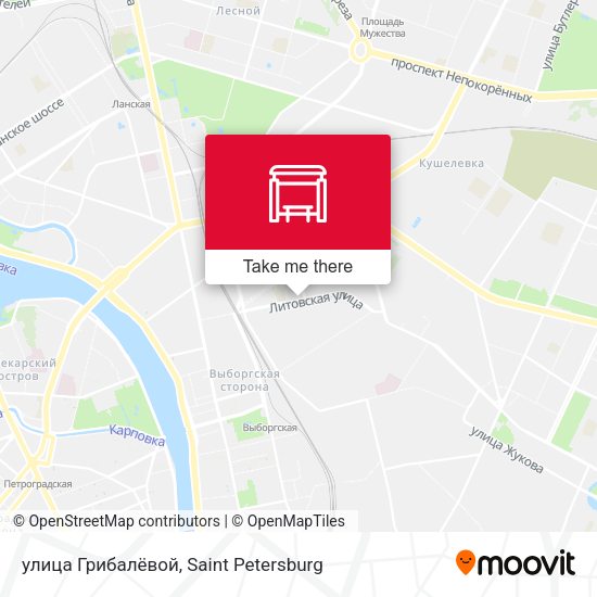 улица Грибалёвой map