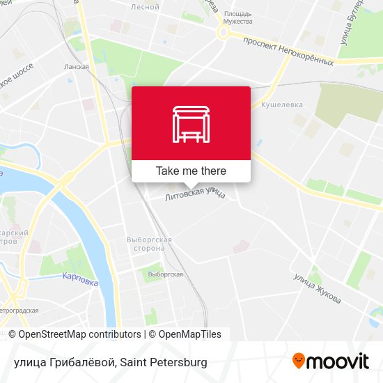 улица Грибалёвой map