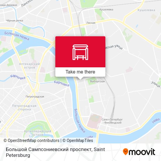 Большой Сампсониевский проспект map