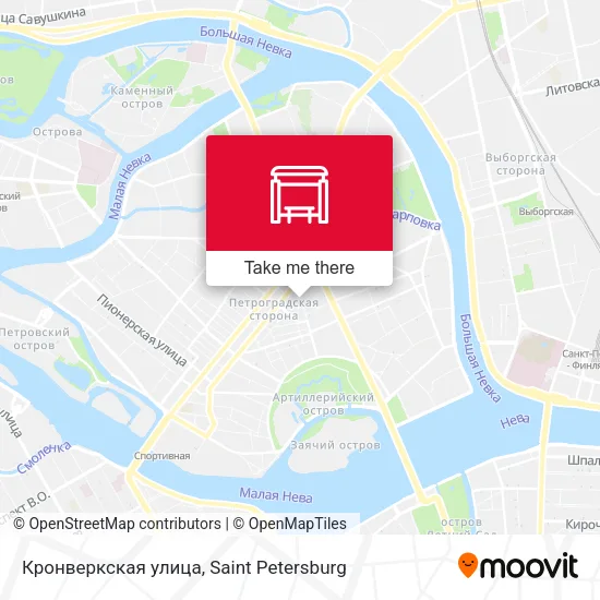 Кронверкская улица map