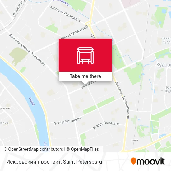 Искровский проспект map