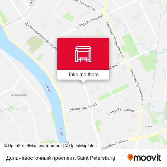 Дальневосточный проспект map