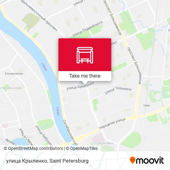 улица Крыленко map