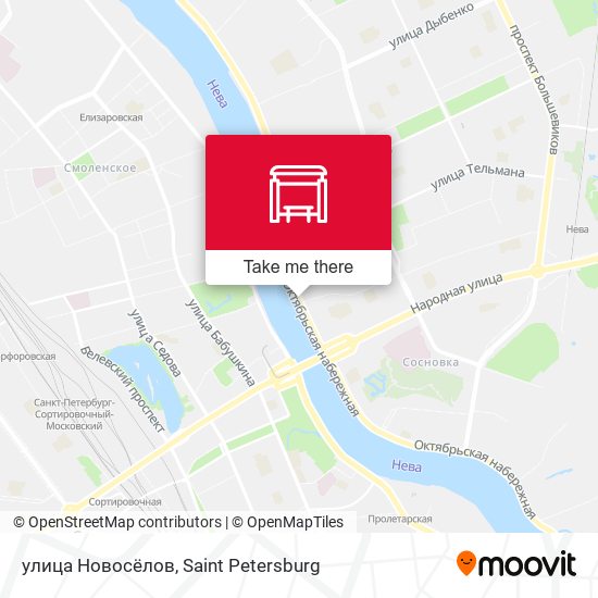 улица Новосёлов map