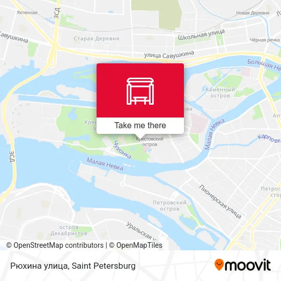 Рюхина улица map