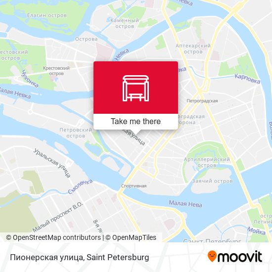 Пионерская улица map