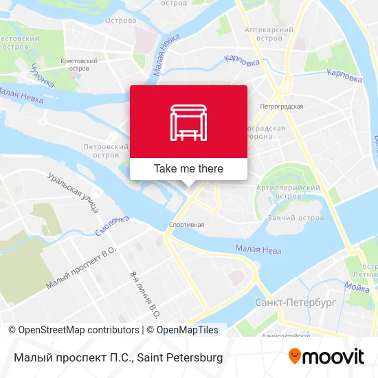 Малый проспект П.С. map